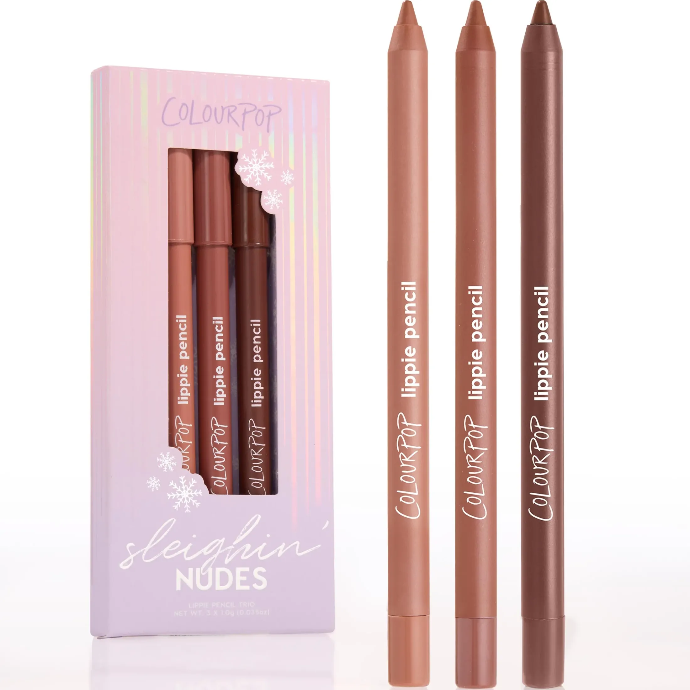 ColourPop Lip Liner|Lip Sets*Sleighin' Nudes Nude lip pencil kit